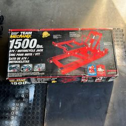 Team Mechanix 1500lbs ATV Motorcycle Jack 