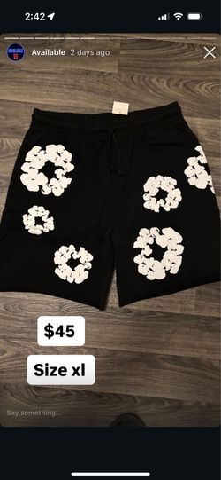 Denim tear shorts