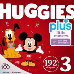 Huggies Plus Diapers Sizes 3