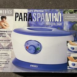 Homedics ParaSpaMini PAR-100 Paraffin Heat Therapy NEW