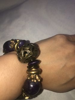 Purple bracelet