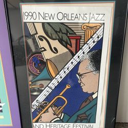 1990 New Orleans Jazz Fest Poster