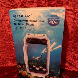 Puluz Transparent iPhone 7 Plus / 8 Plus Waterproof 40M Diving Case