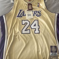 Authentic HOF #24 Kobe Bryant Los Angeles Lakers 1(contact info removed) Jersey