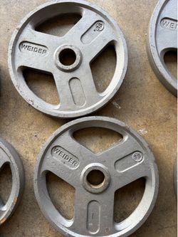 35 lb Weider Olympic Plates Pair