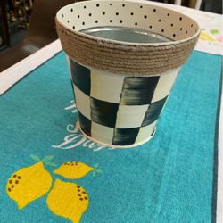 6”x6” Planter Mackenzie Childs Inspired 