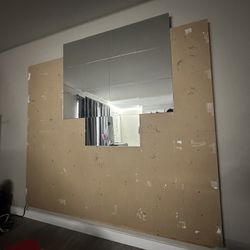 Wall with mirrors do it yourself 7x6 feet