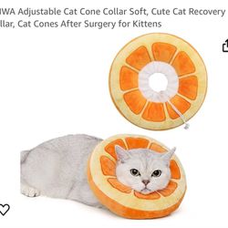 Adjustable, Soft Cat Cone Recovery Collar