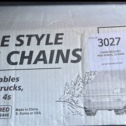 Titan Chain Cable Tire Chains Size 16.5 