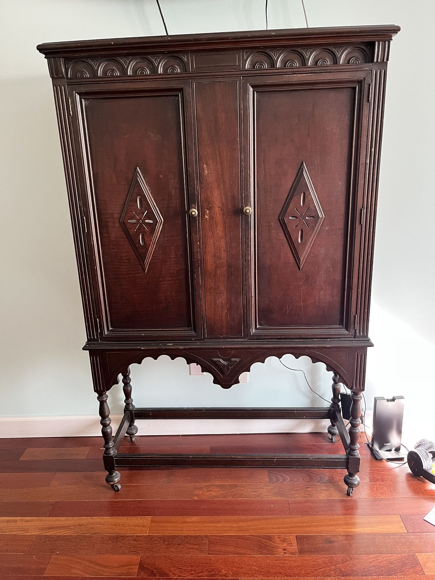 Antique Radio Cabinet