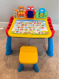 V Tech touch and learn desk