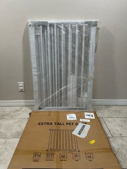Extra Tall & Wide Pet Gate / Safety Gate - Fits Openings 29.9” - 63”