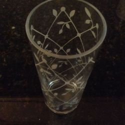 NEW in box - Gift Boxed - Petal Trellis cylinder bud vase - 7.1” tall