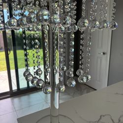 Crystal candleholder