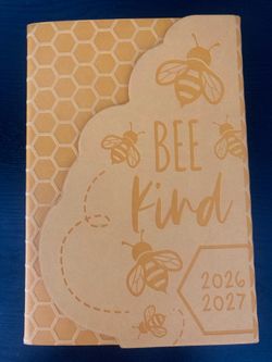Bee Kind 2026 August-2027 planner