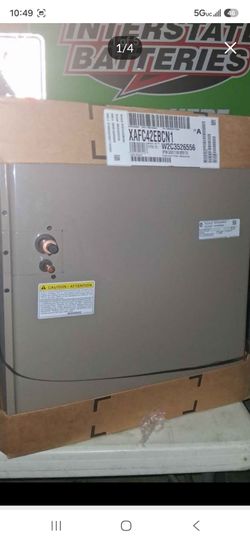 New XAFC42EBCN1A is a 3.5-ton indoor upflow  cased evaporator coil