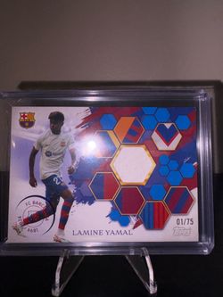 Lamine yamal jersey relic 1/75