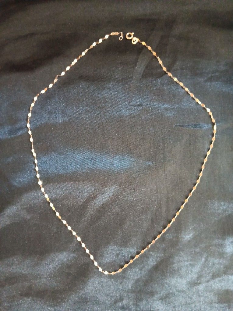 10k Gold Italian Fancy Link Chain