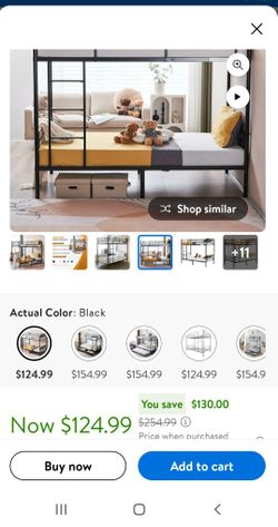 Brand New Bunk Bed Black Color