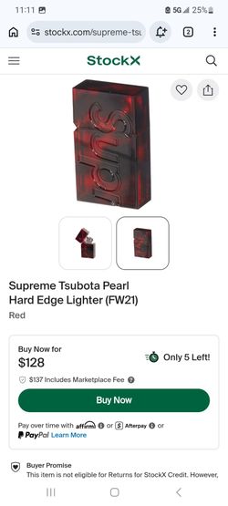 Supreme Tsubota Pearl Hard Edge Lighter