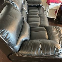 Fully Reclining Sofa with Side USB Charging