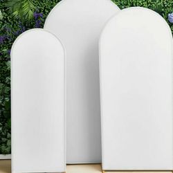 3Pcs Set  White  Arch Cover 