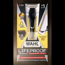 Wahl Lifeproof Wet/Dry Cordless Rechargeable Trimmer 
