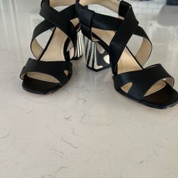 Calvin Klein Zebra Heeled Sandals 