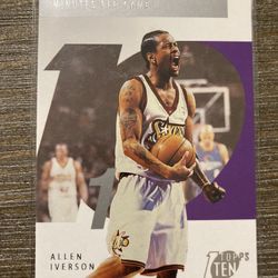 2002 Topps Allen Iverson Card