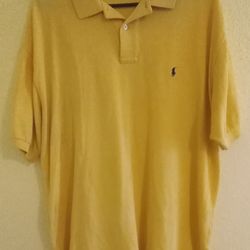 Ralph LAUREN Yellow Polo Shirt XL