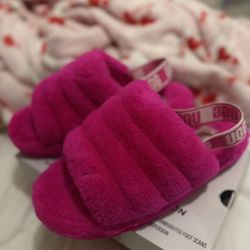 pink ugg fluff
