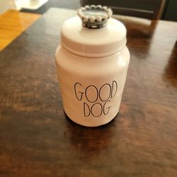 Dog treat jar