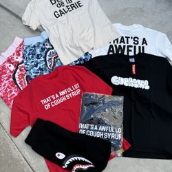 ALOC,SUPREME,BAPE,GALLERY DEPT Shirts/Shorts