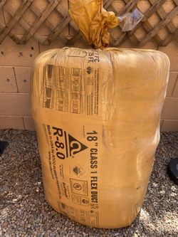 18 Inch R8 Flex Duct Silver 