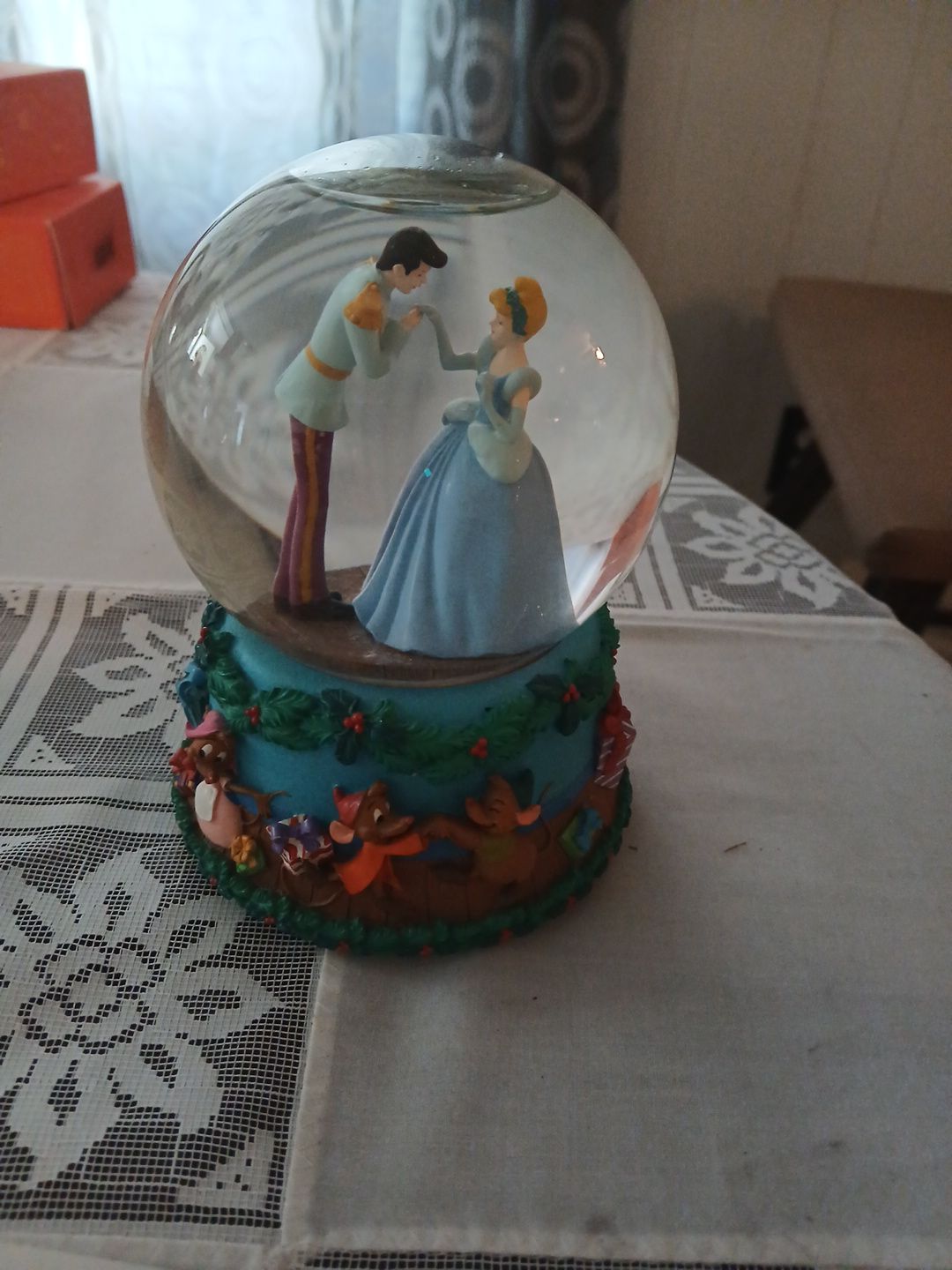 Cinderella snow globe