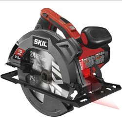SKIL 15 Amp 7-1/4 Inch Circular Saw with Single Beam Laser Guide - 5280-01