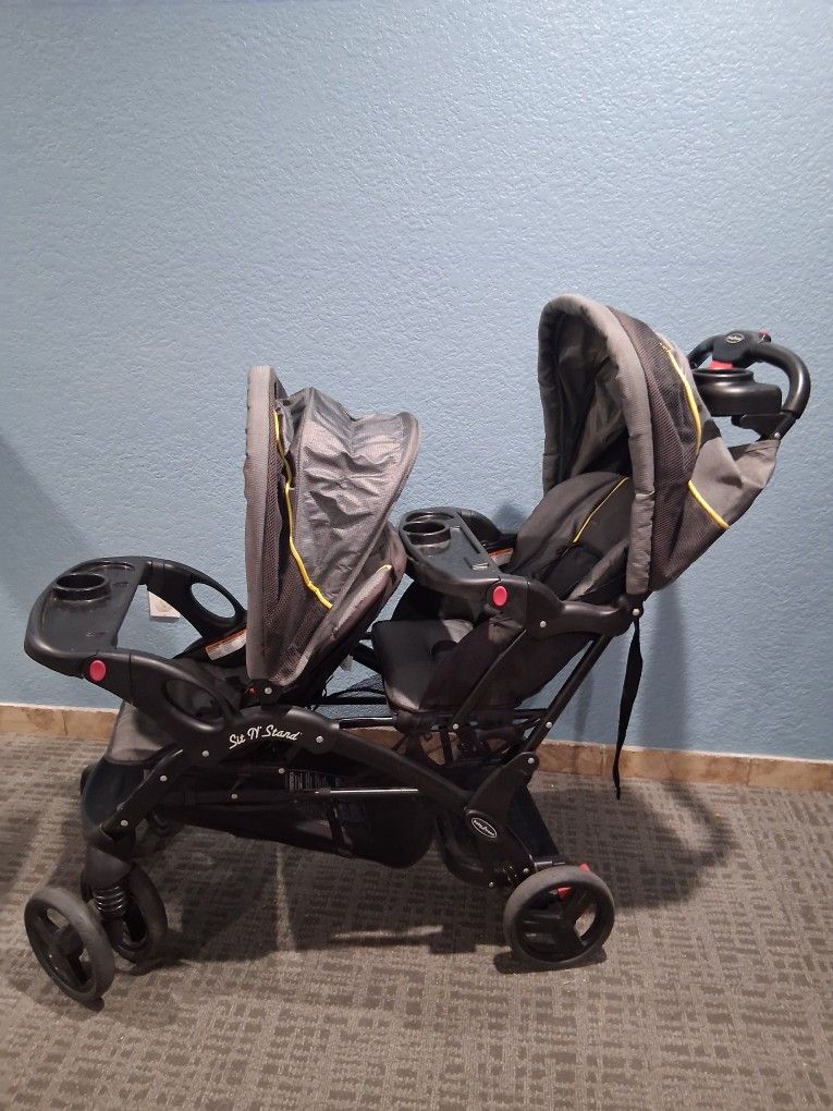 Baby Trends Sit N Stand Eclipse Double Stroller
