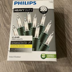 Christmas Lights- Mini 200 Bulbs NEW