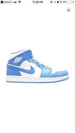 Jordan 1 mid UNC size 8