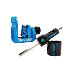 SPYDER 600884 Door Lock Installation Jig Bi Metal Hole Saw Kit