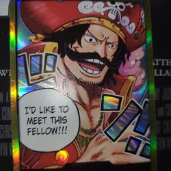 Gold Gold D.Roger Don One Piece Card