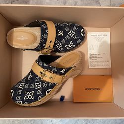 Brand New Louis Vuitton Clogs Size 38 ( Color Navy Blue ) for Sale in The  Bronx, NY - OfferUp