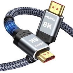 3.3ft Braided HDMI Cable - 8K 60Hz 48Gbps - NEW