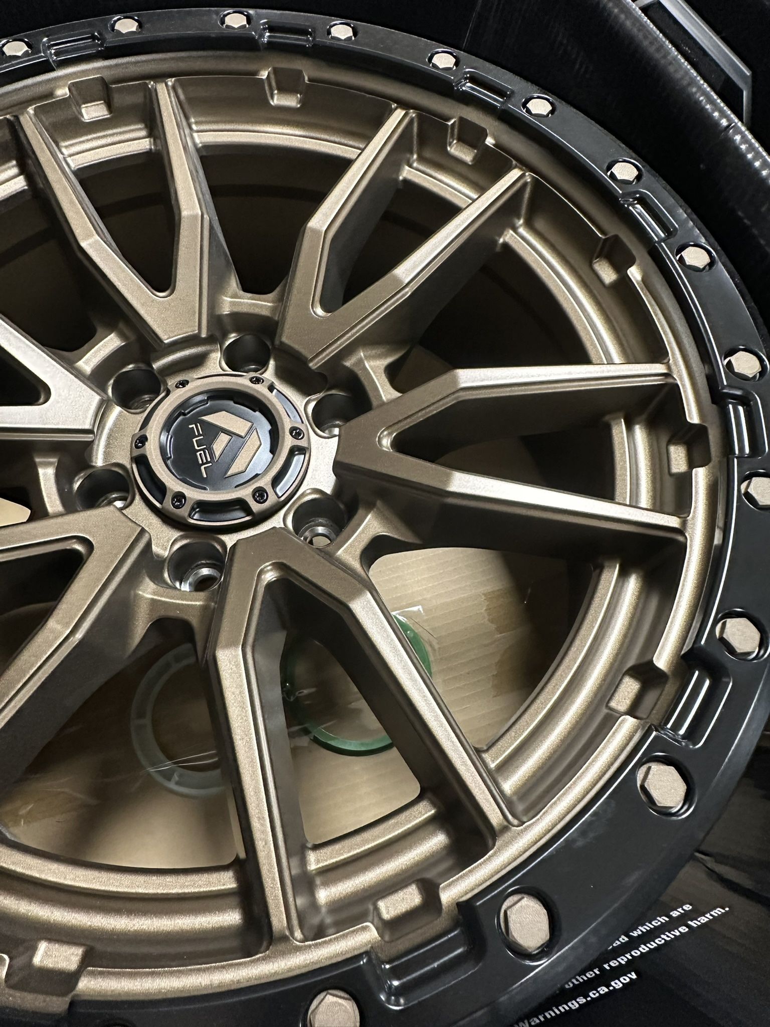 Fuel rebel 20” 6 lug wheels (4)