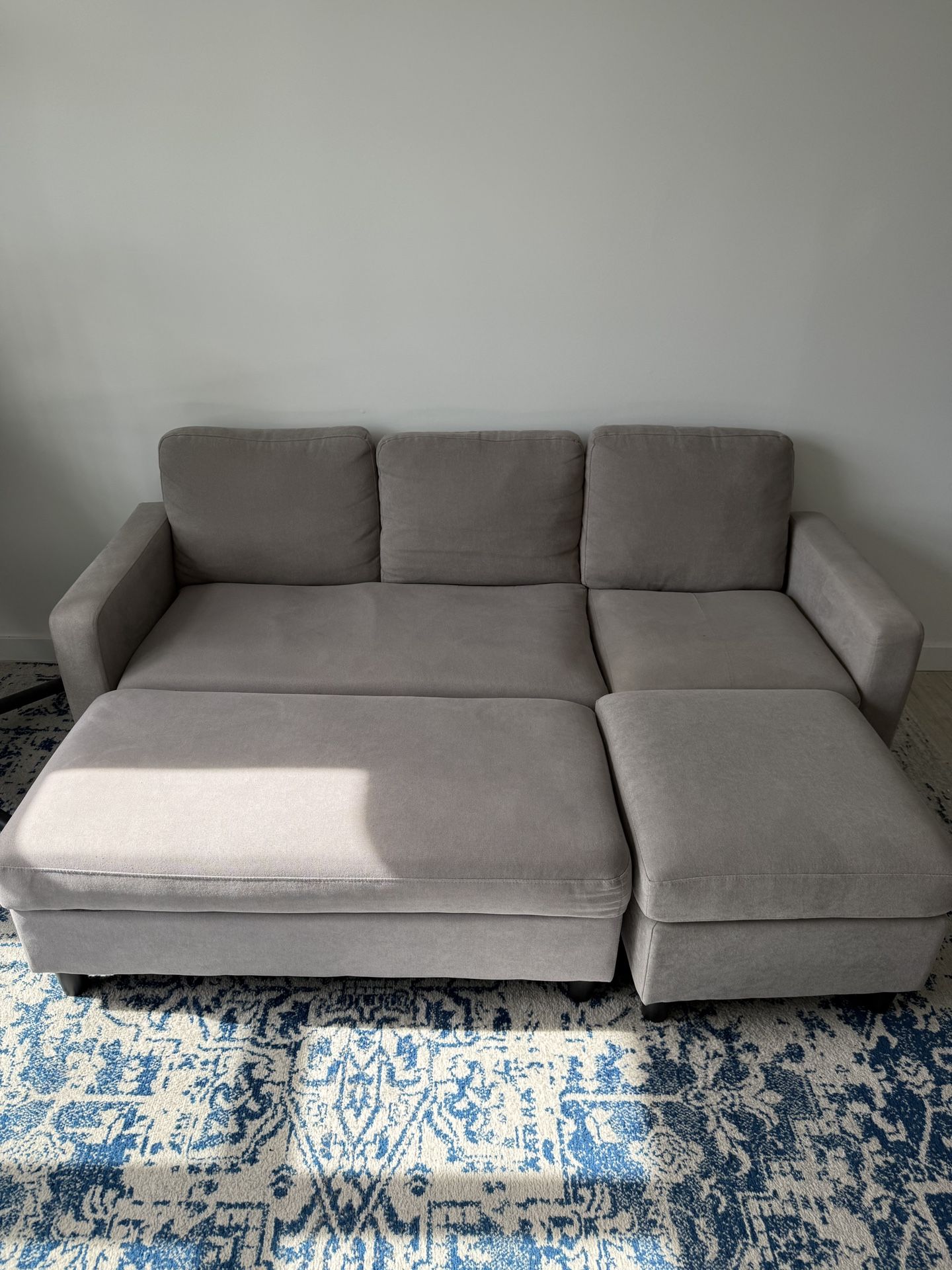3 Piece Sofa Set With A Storage Chaise