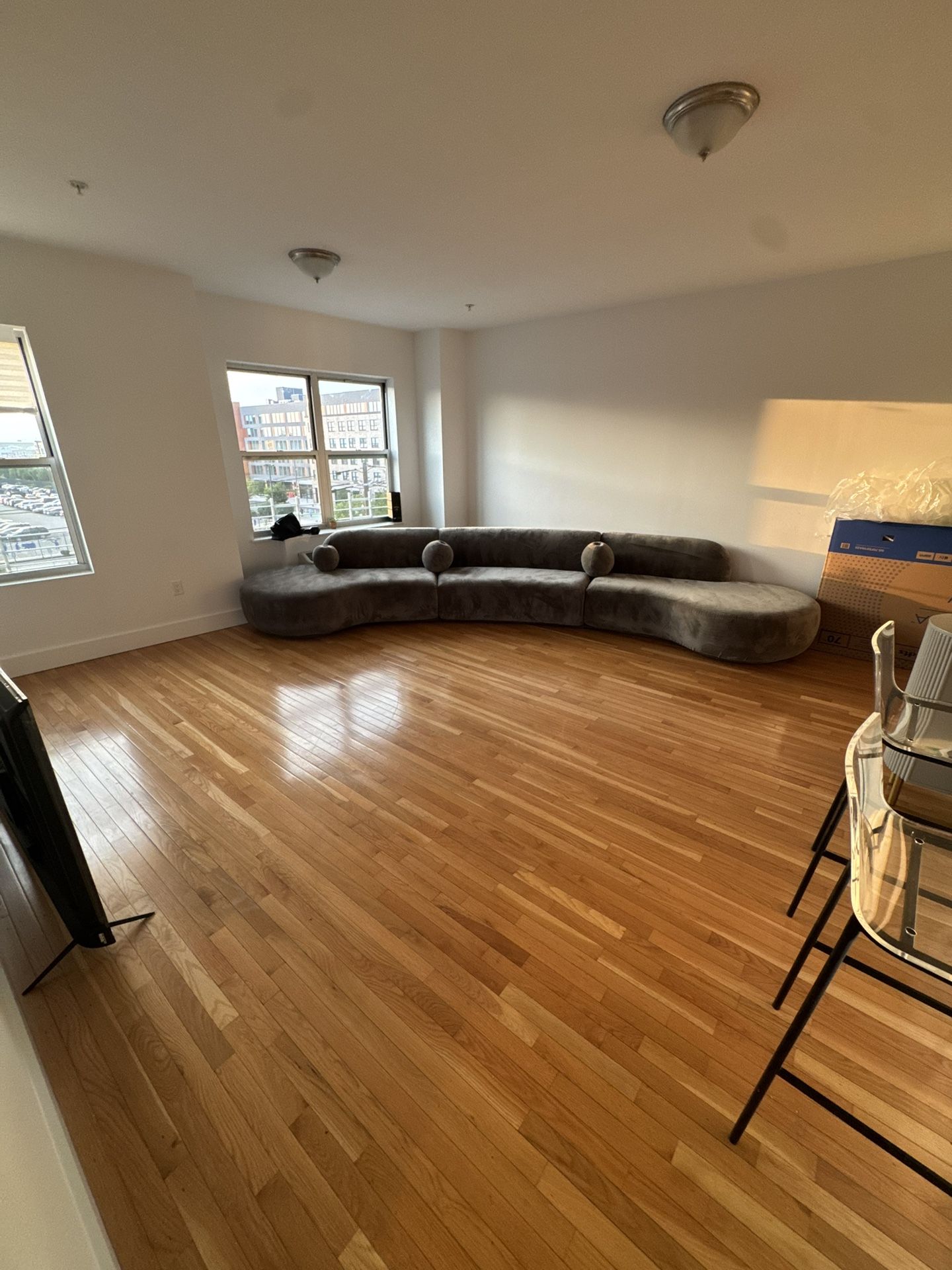 3 Piece Modular curved  sofa