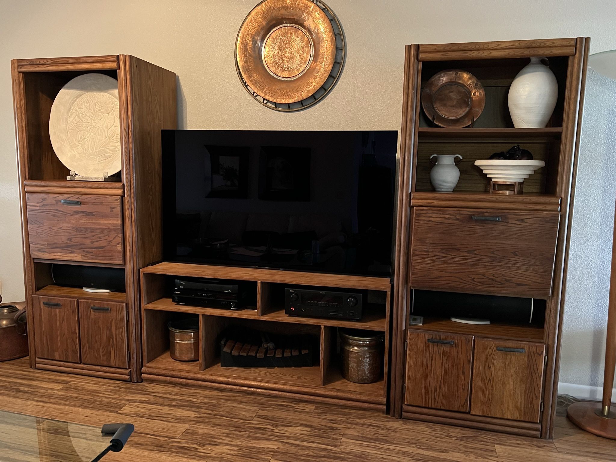 Broyhill Oak Entertainment Center