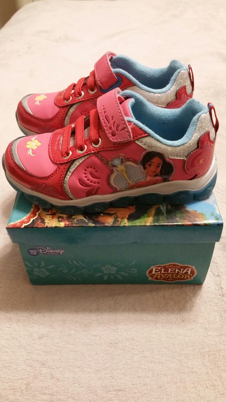 Girl's Disney Elena Avalor Shoes Size 11