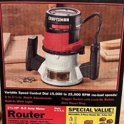 Craftsman Variable speed Router 