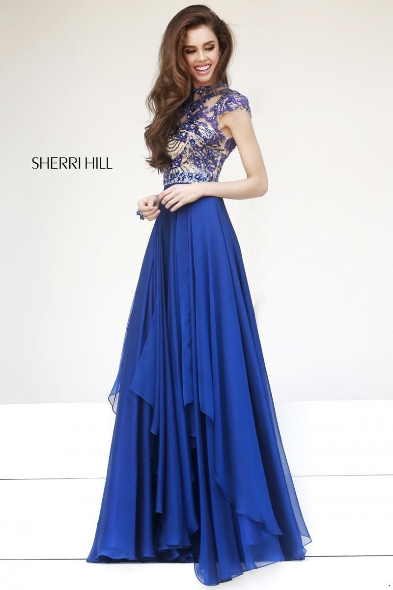 Sherri Hill 1933 Cap Sleeve Evening Dress SH1933